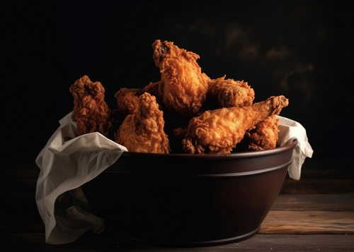 Air Fryer Fried Chicken |  Spicy Buffalo