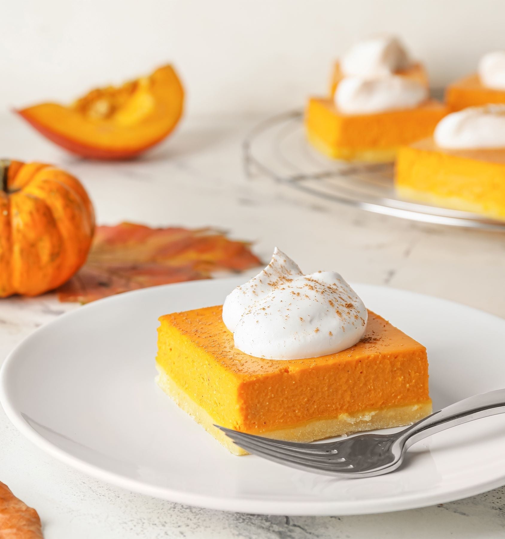 Air Fryer Pumpkin Bars