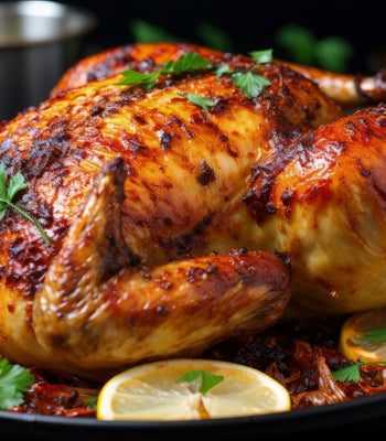 Roasted Air Fryer Whole Chicken