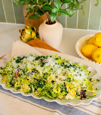 Candied Bacon Shaved Brussel Sprout Salad
