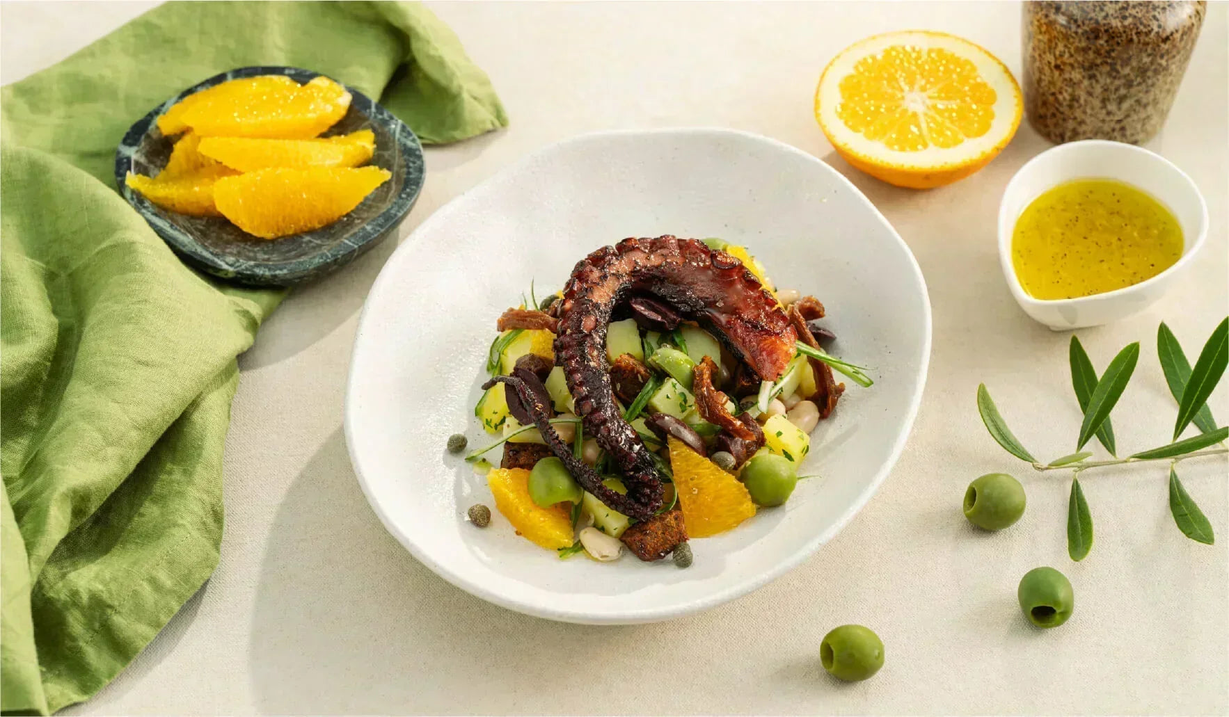 Charred Octopus Salad