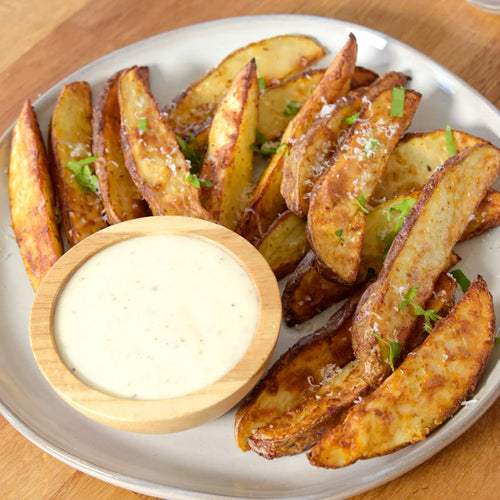 Crispy Parmesan Potato Wedges