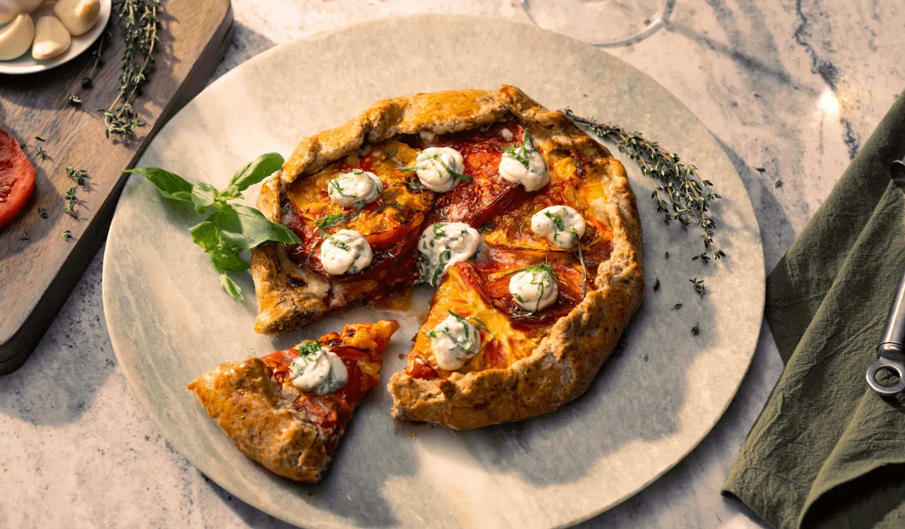 Heirloom Tomato Galette