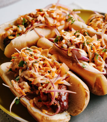 Air Fryer Hot Dogs With a Bang