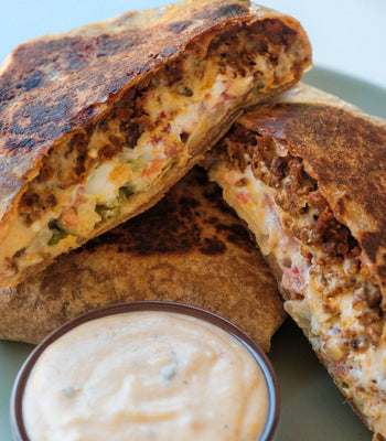 High Protein Crunchy Wrap Tostada