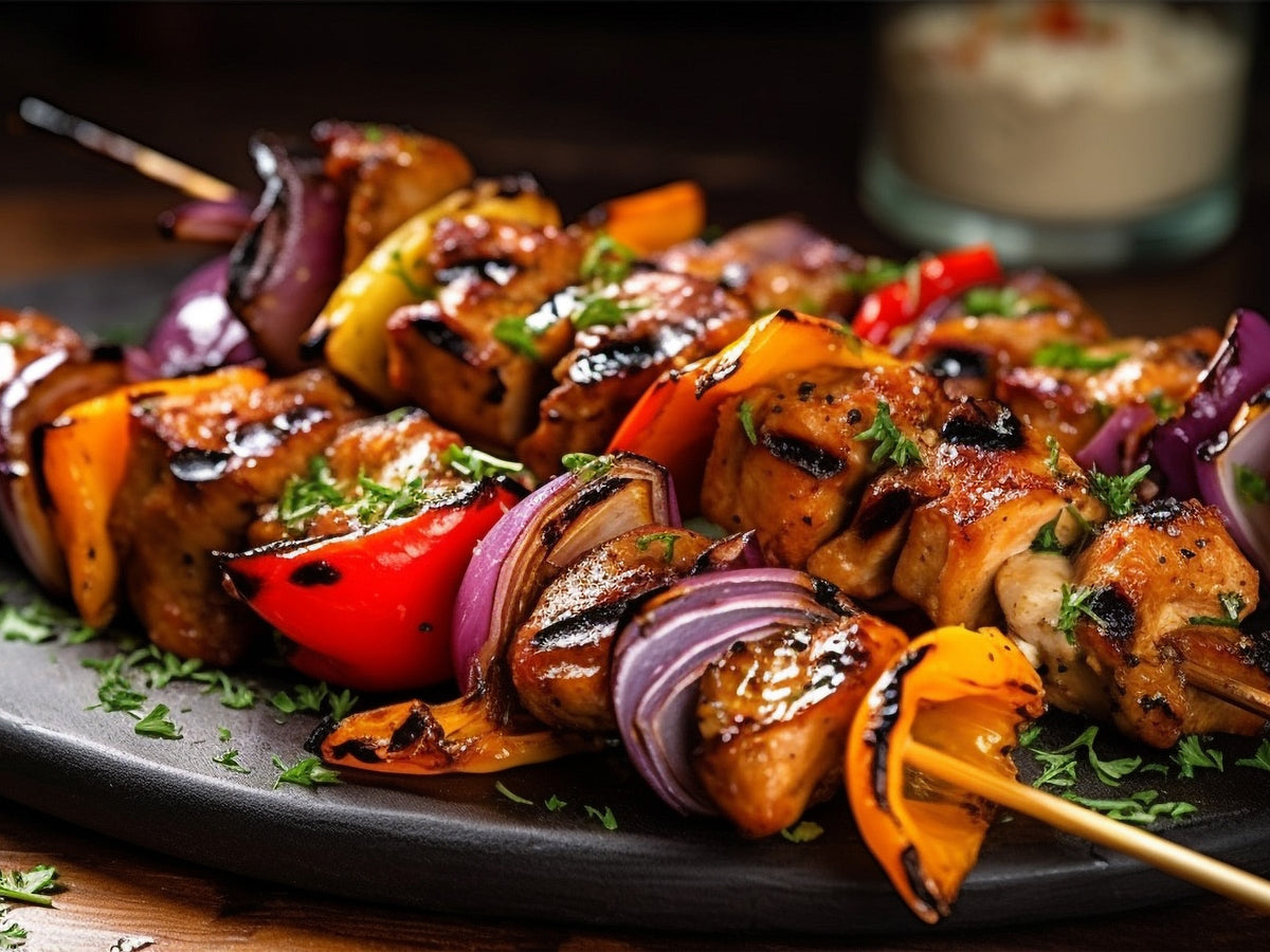 Air Fryer Chicken Thigh Skewers