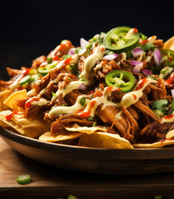 smokey bbq chicken nachos