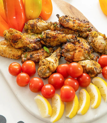 Air Fryer Chicken Wings | Lemon Pepper