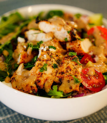 Lemony Chicken Bulgur Bowl
