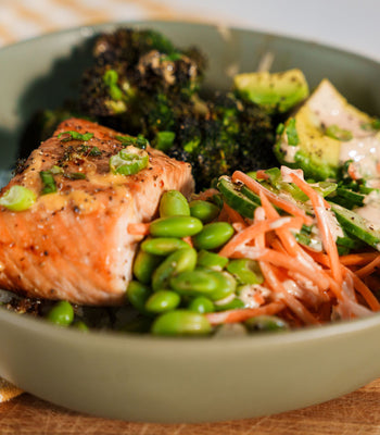 Air Fryer Salmon Bliss Bowls