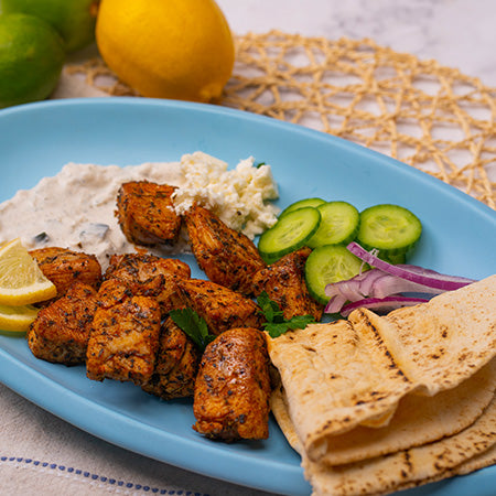 Air Fryer Chicken Breast |  Skewer-Less Greek Souvlaki