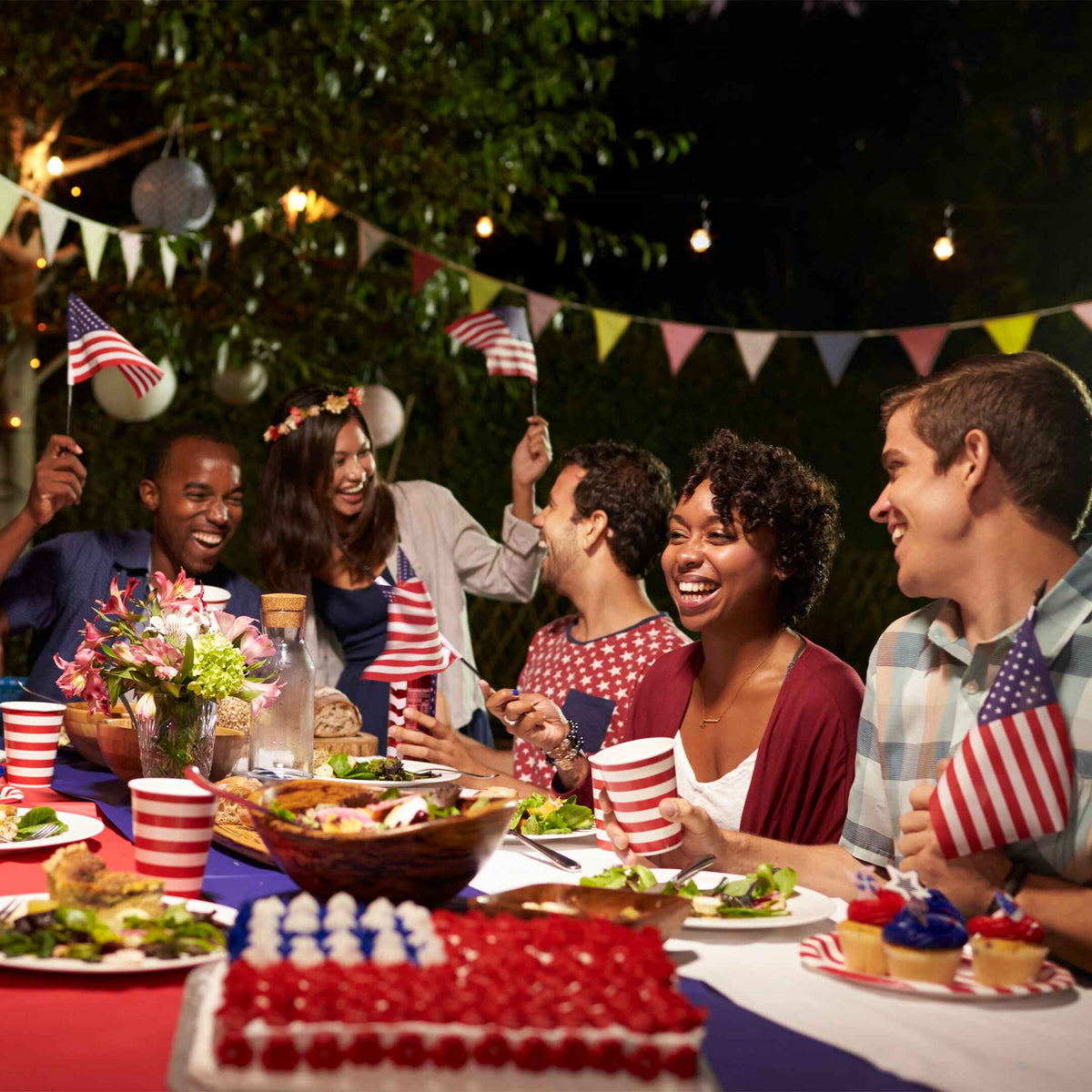 fourth of july party with friends