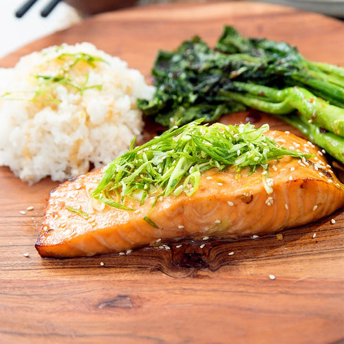 Honey and Soy Marinated Salmon