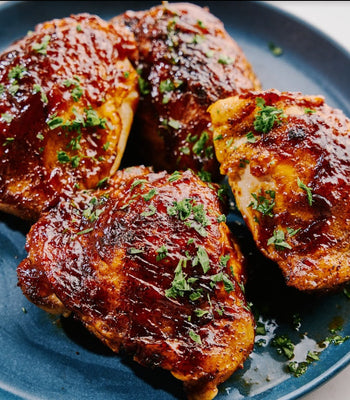 Easy Air Fryer BBQ Chicken Thighs