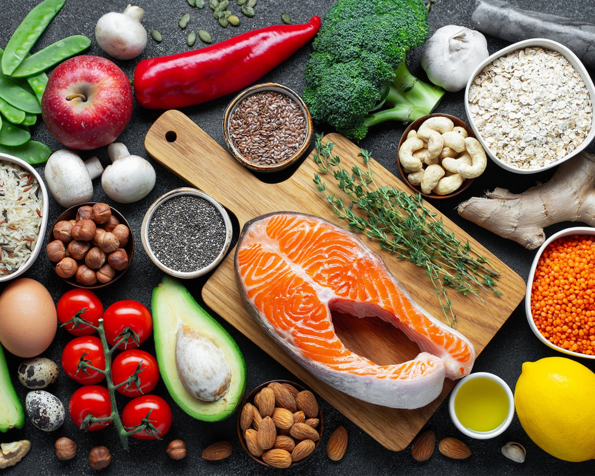 healthy-food-salmon-apple-avocado