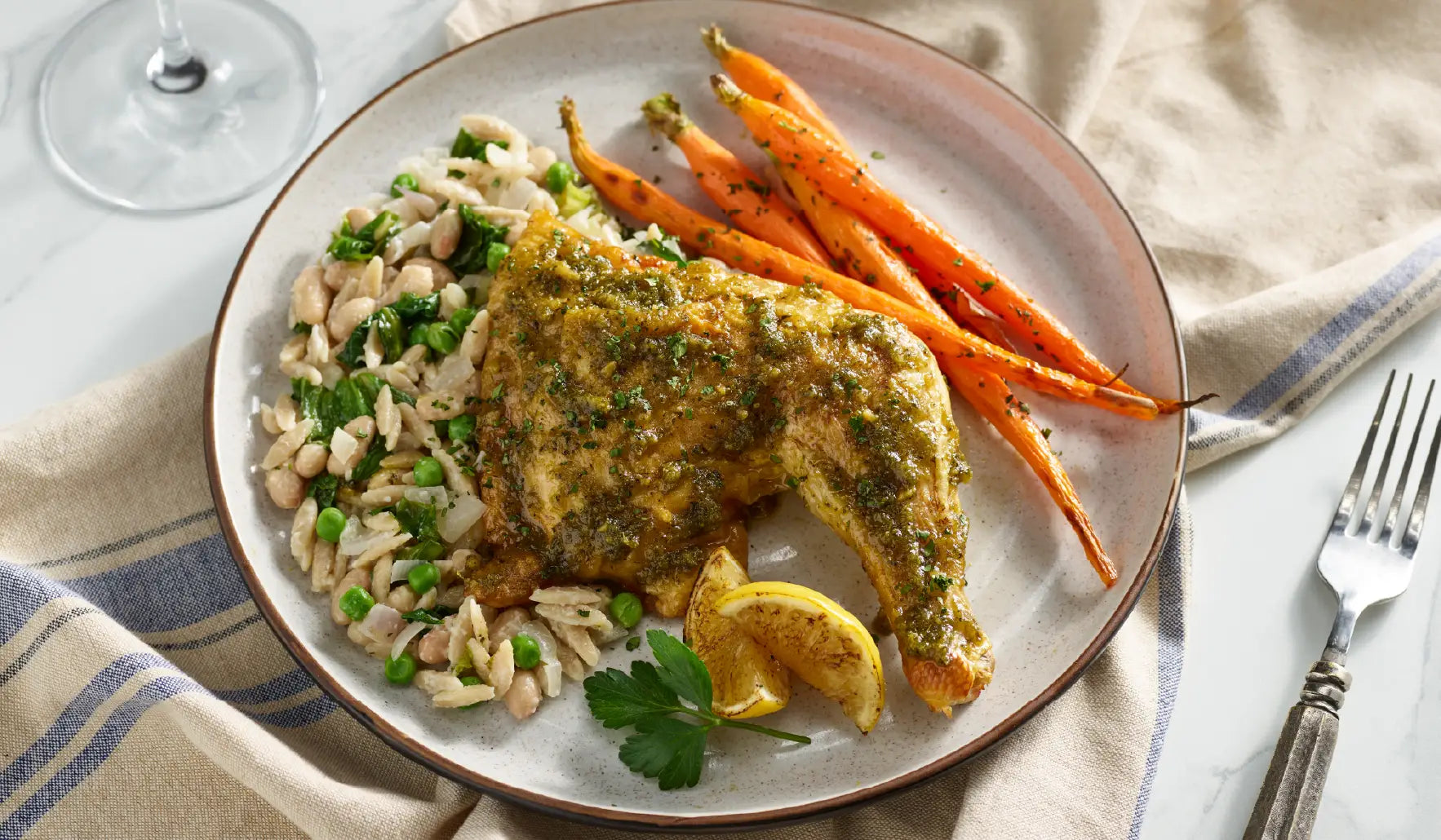 Roasted Chicken with Spring Vegetables & Pistou | Air Fryer – COSORI Roasted Chicken with Spring Vegetables & Pistou | Air Fryer – COSORI