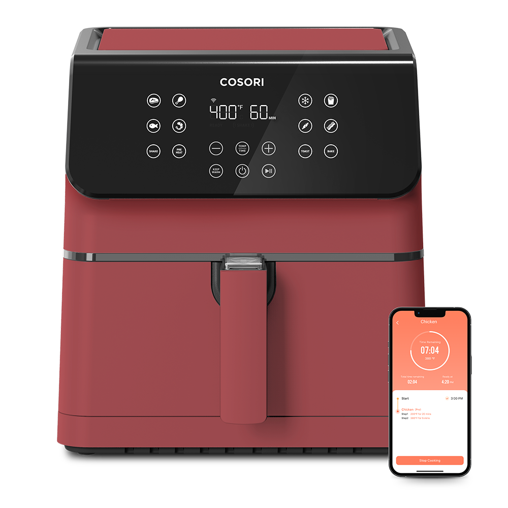 Pro II 5.8-Quart Smart Air Fryer - Red