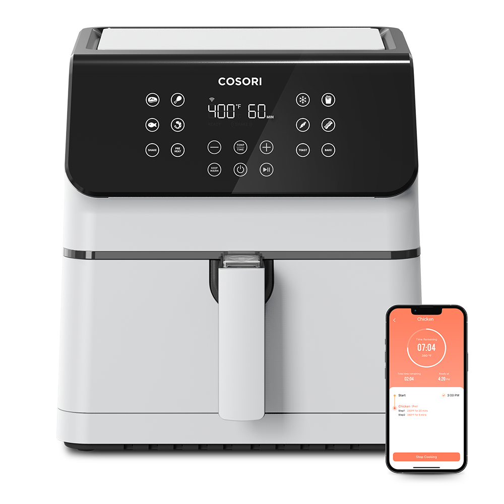 Pro II 5.8-Quart Smart Air Fryer - White