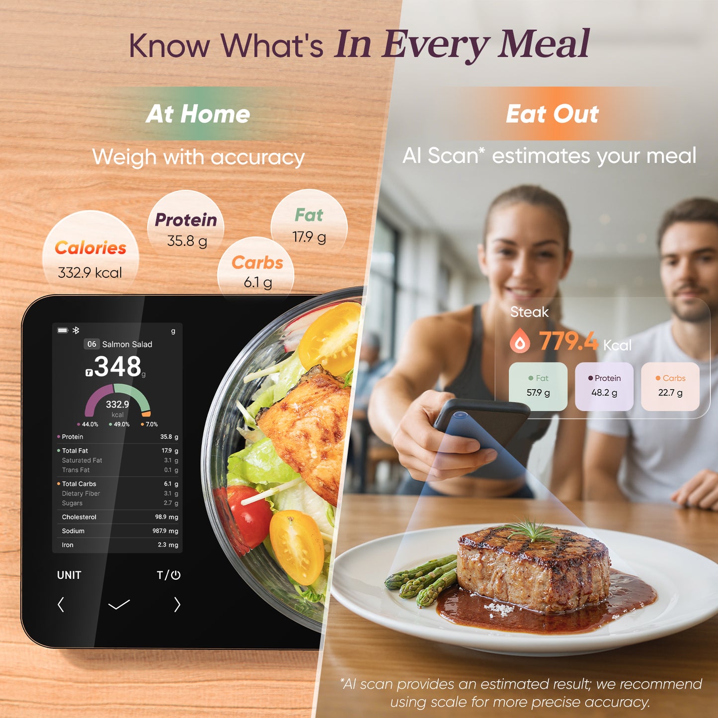 Cosori Nutrilens Smart Nutrition Scale