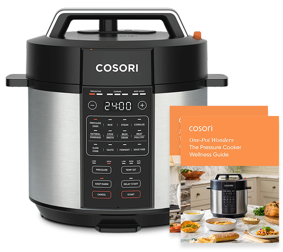6.0-Quart Pressure Cooker & Wellness Guide Bundle