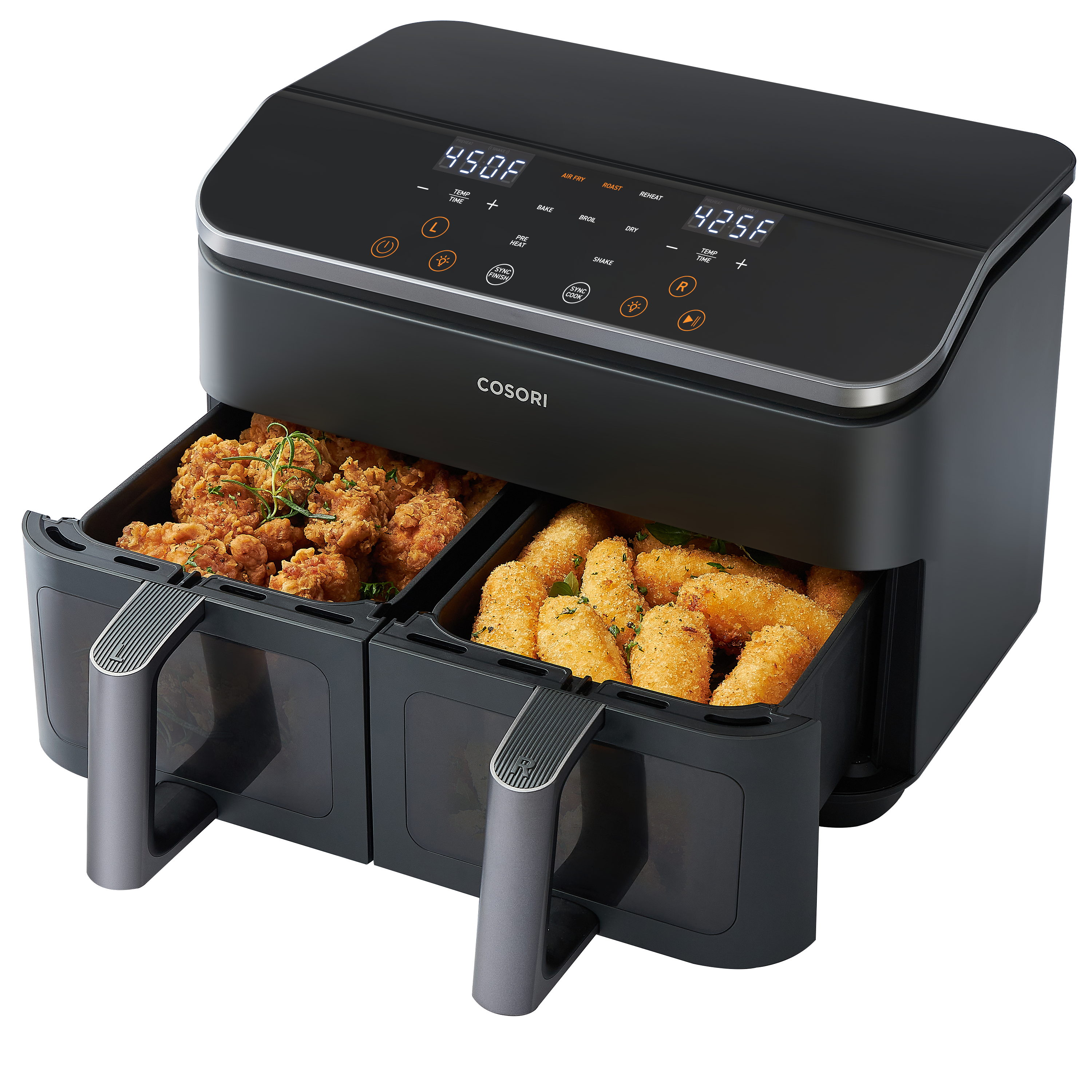 Cosori Air fryer Recipes + Tips  Guys can you help with the Dual blaze or  the turbo cosori