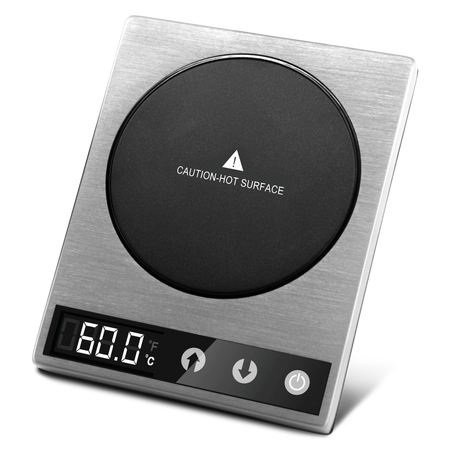 COSORI Original Coffee Warmer with stainless steel base and digital temperature display