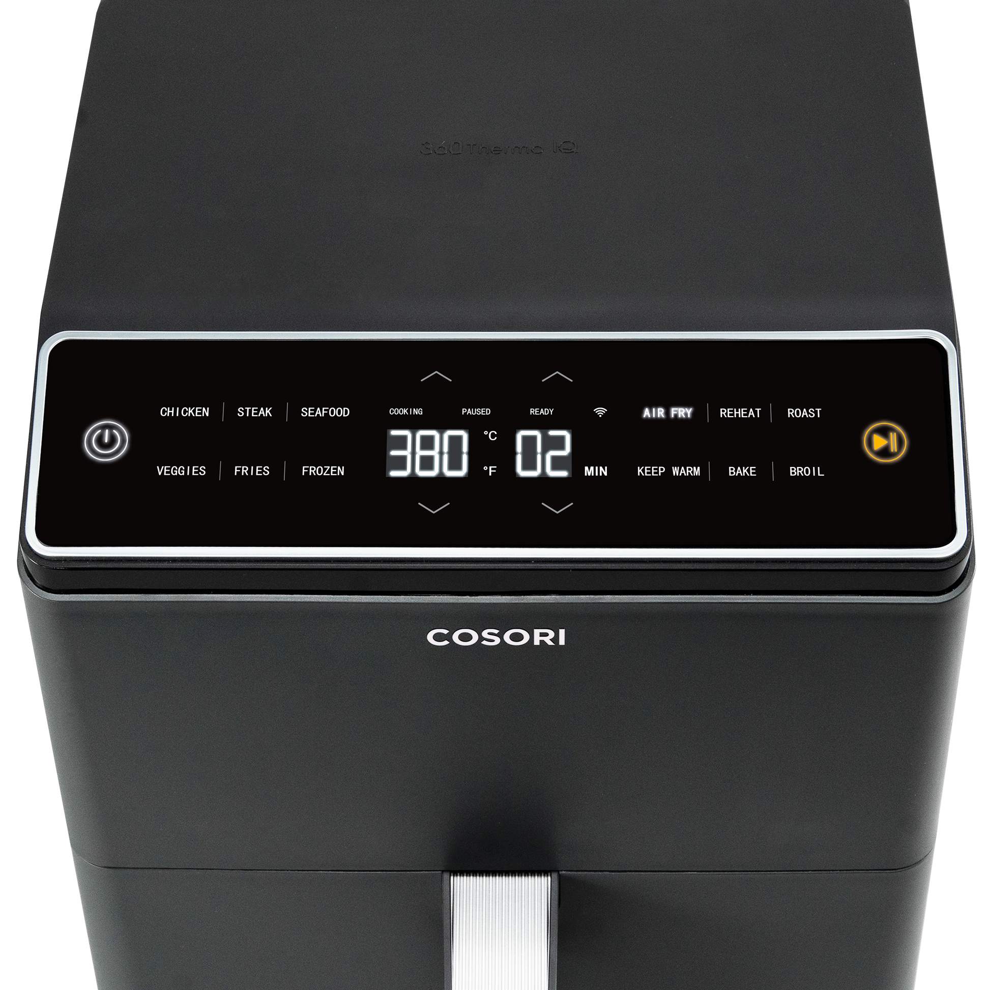 Dual Blaze™ 6.8-Quart Air Fryer User Interface