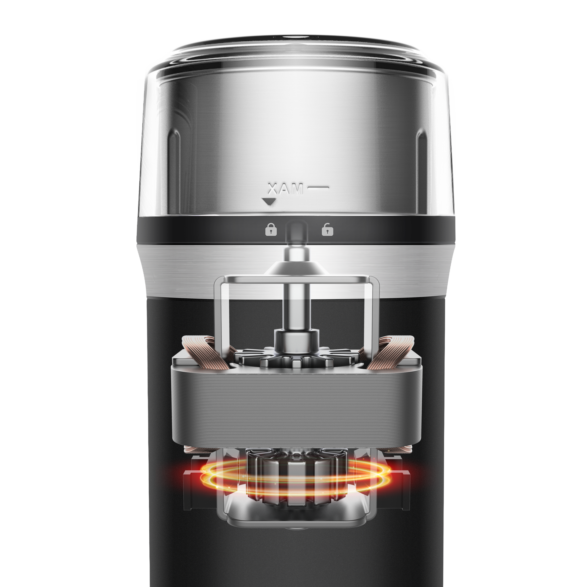 Pulse 2-in-1 Coffee Grinder CCG-U021-KUS Inside