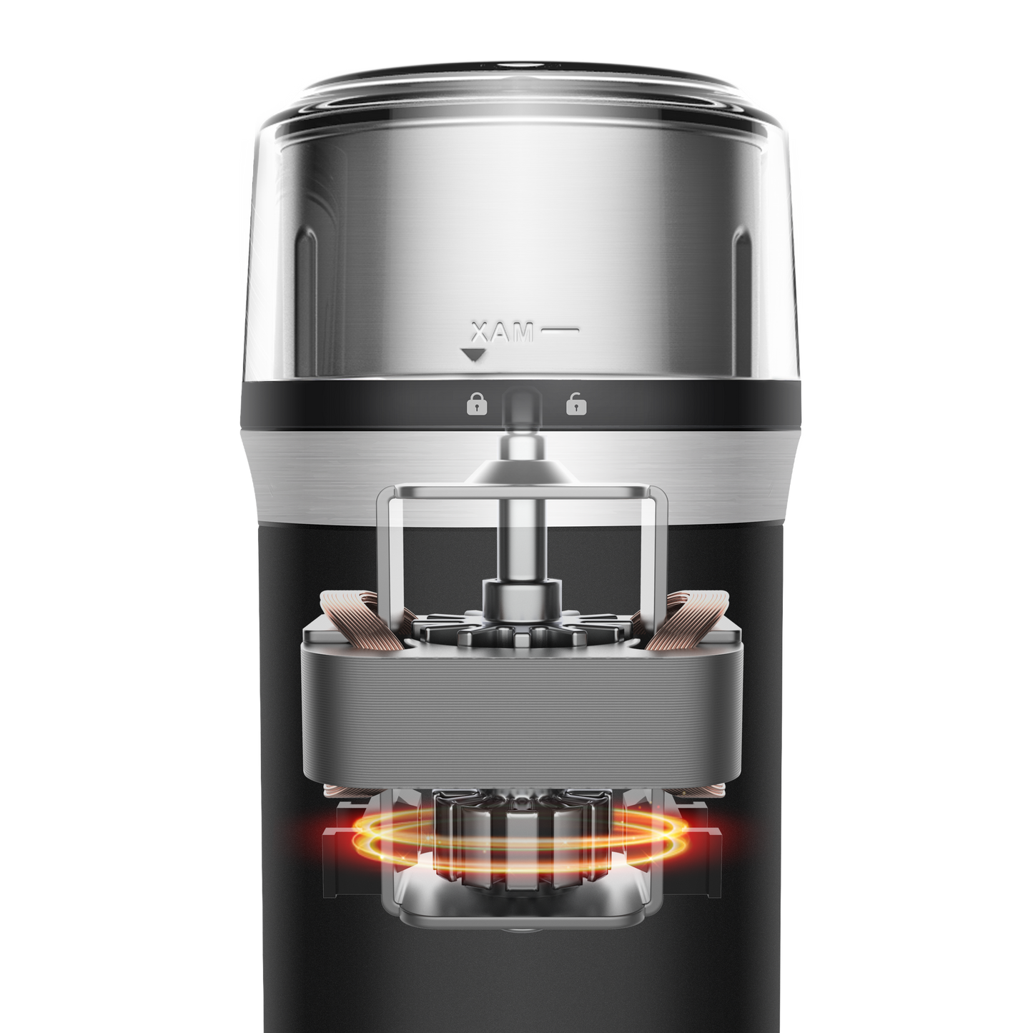 Pulse 2-in-1 Coffee Grinder CCG-U021-KUS Inside
