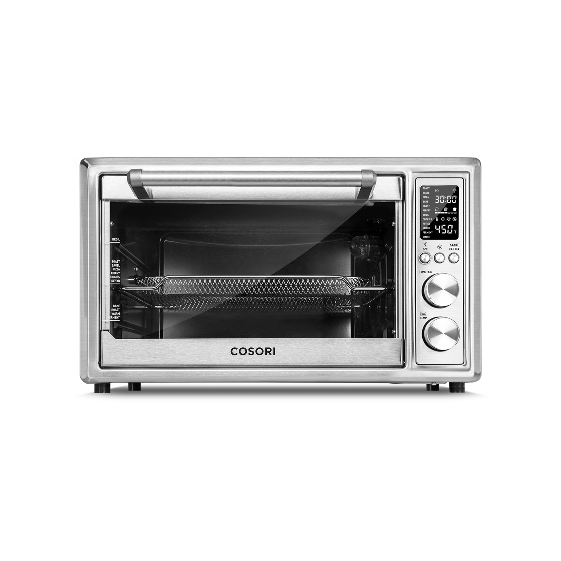 Original Air Fryer Toaster Oven Front View Empty