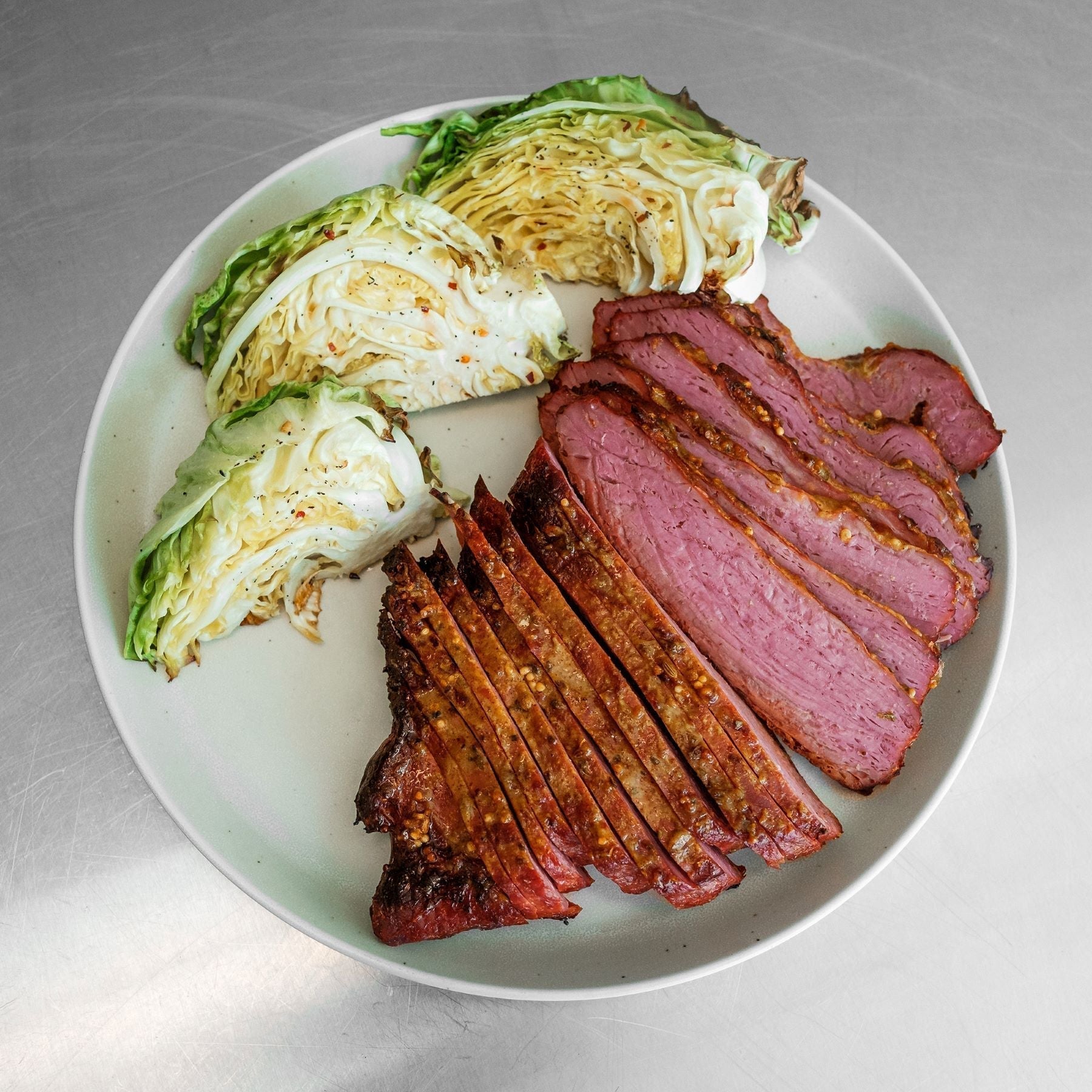 Air Fryer Corned Beef & Crispy Cabbage