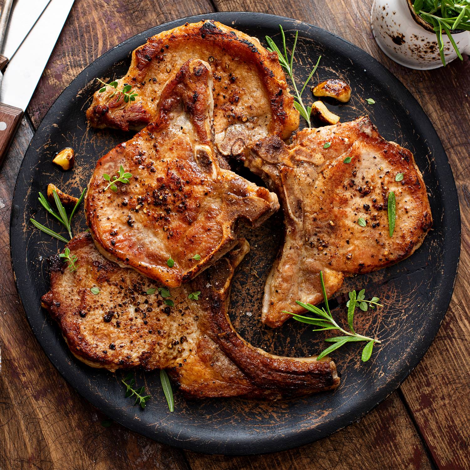 Air Fryer Honey Mustard Pork Chops