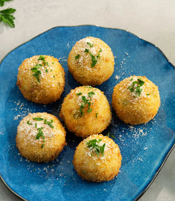 Arancini With Peas & Mozzarella