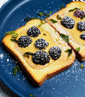 Baked Custard Toasts