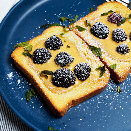 Baked Custard Toasts