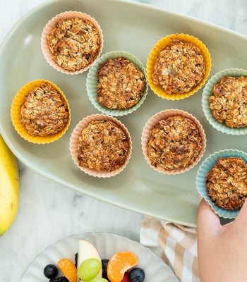Banana Nut Baked Oatmeal Cups