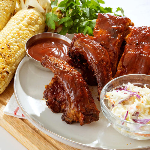 Barbecue Baby Back Air Fryer Ribs