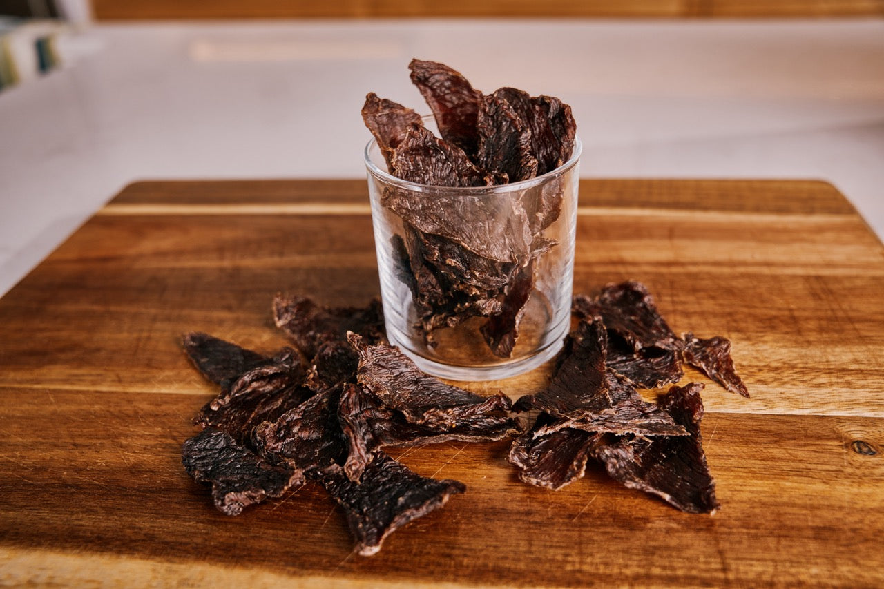 Air Fryer Beef Jerky Dog Treats