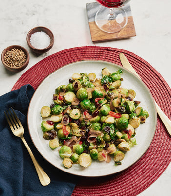 Brussels Sprouts With Cranberry Agrodolce