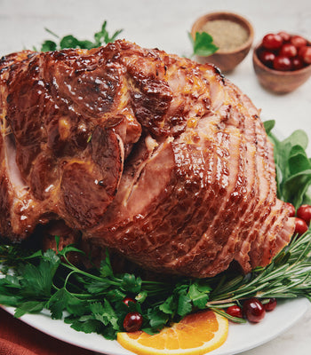 Apricot and Brown Sugar Glazed Ham