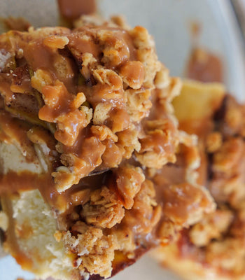 Caramel Apple Cheesecake Bars