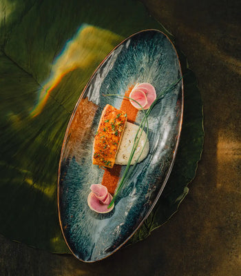 Chili-Lime Salmon With Bell Peppers & Onions  