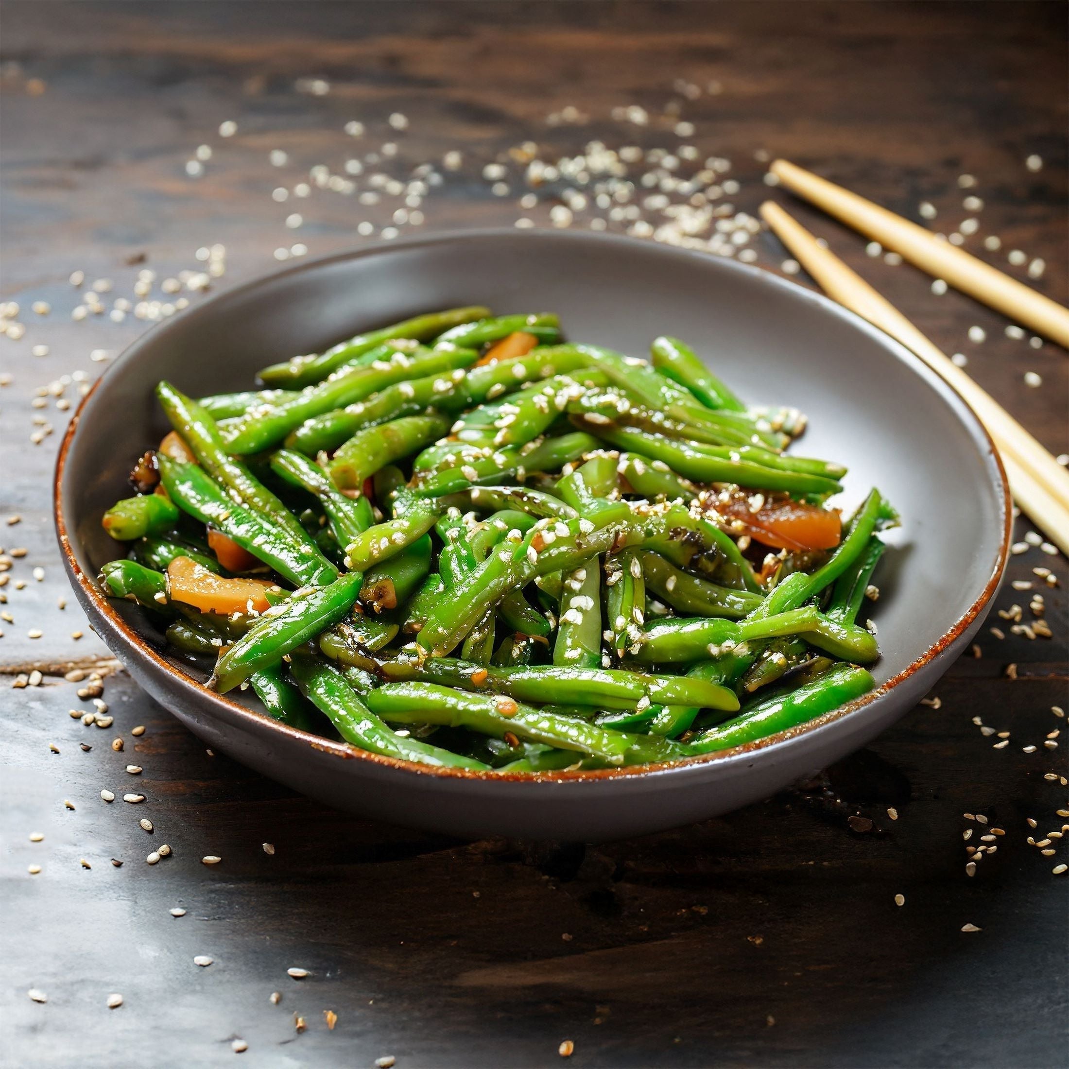 Chinese-Style Green Beans Air Fryer Recipe