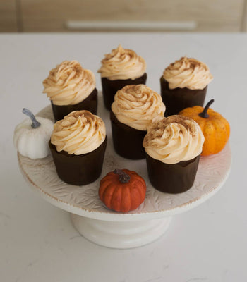 Pumpkin Spiced Cupcakes With Cream Cheese Frosting