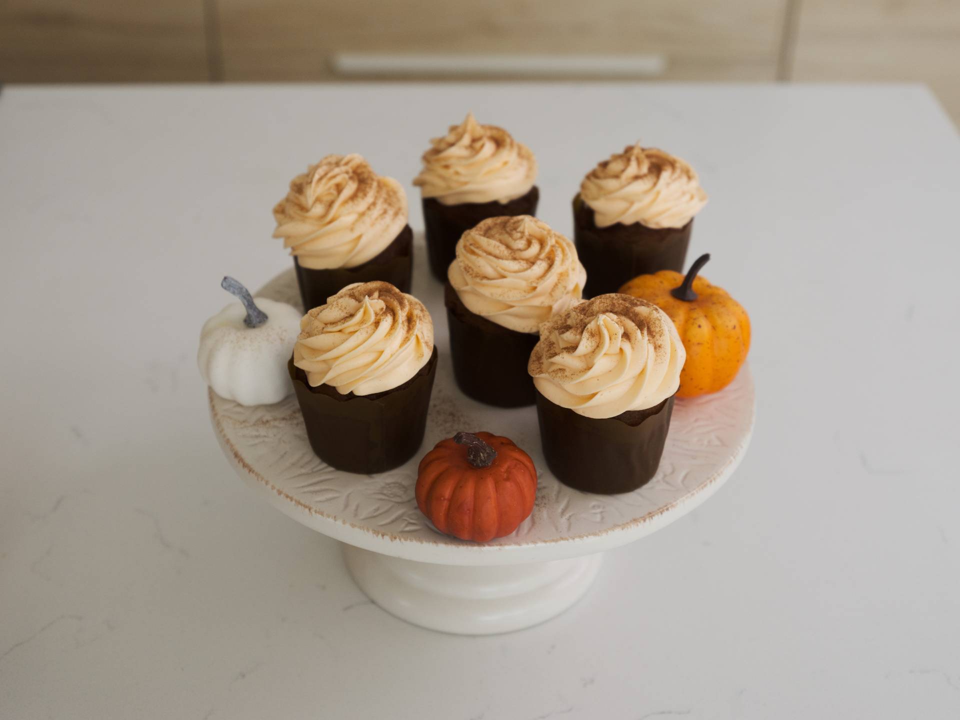  - Pumpkin Spiced Cupcakes With Cream Cheese Frosting