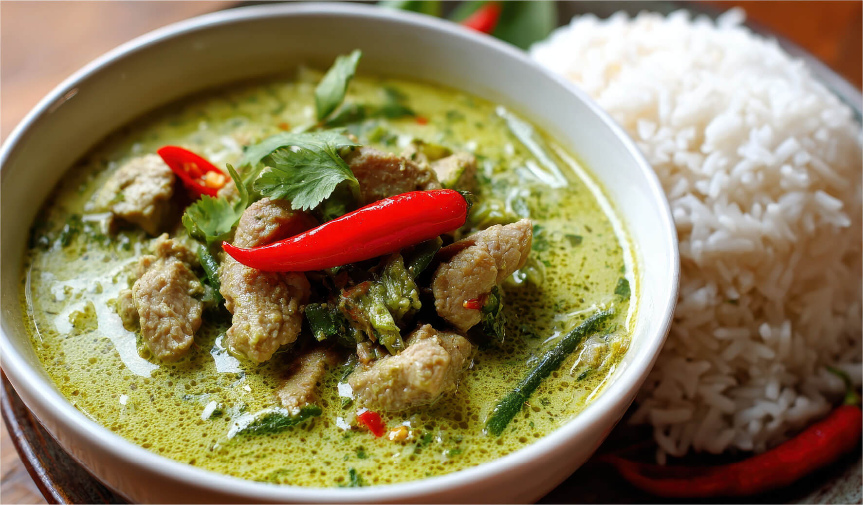 Gising-gising (Green Bean with Pork in Coconut Sauce)