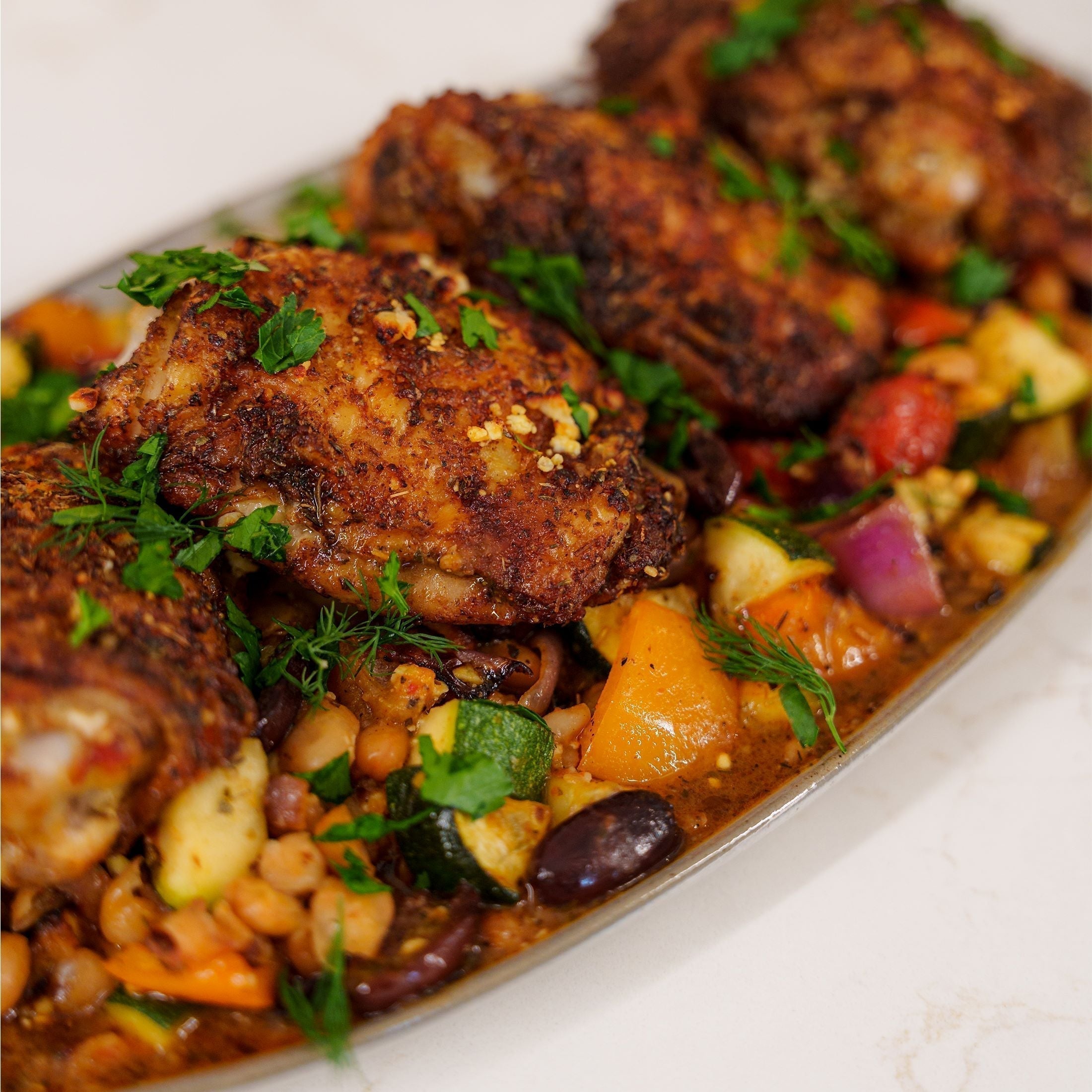 Greek Sheet Pan Chicken for Air Fryers