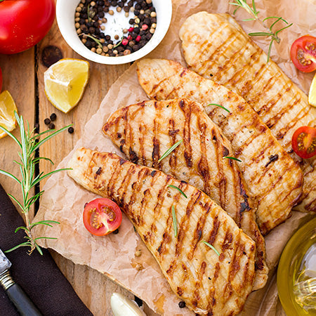 Grilled Chicken Paillard with Arugula Salad
