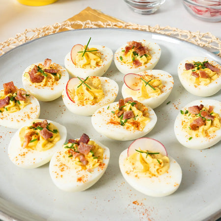 Air Fryer Hard Boiled Deviled Eggs 