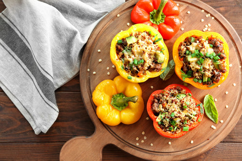 Healthy Air Fryer Stuffed Peppers